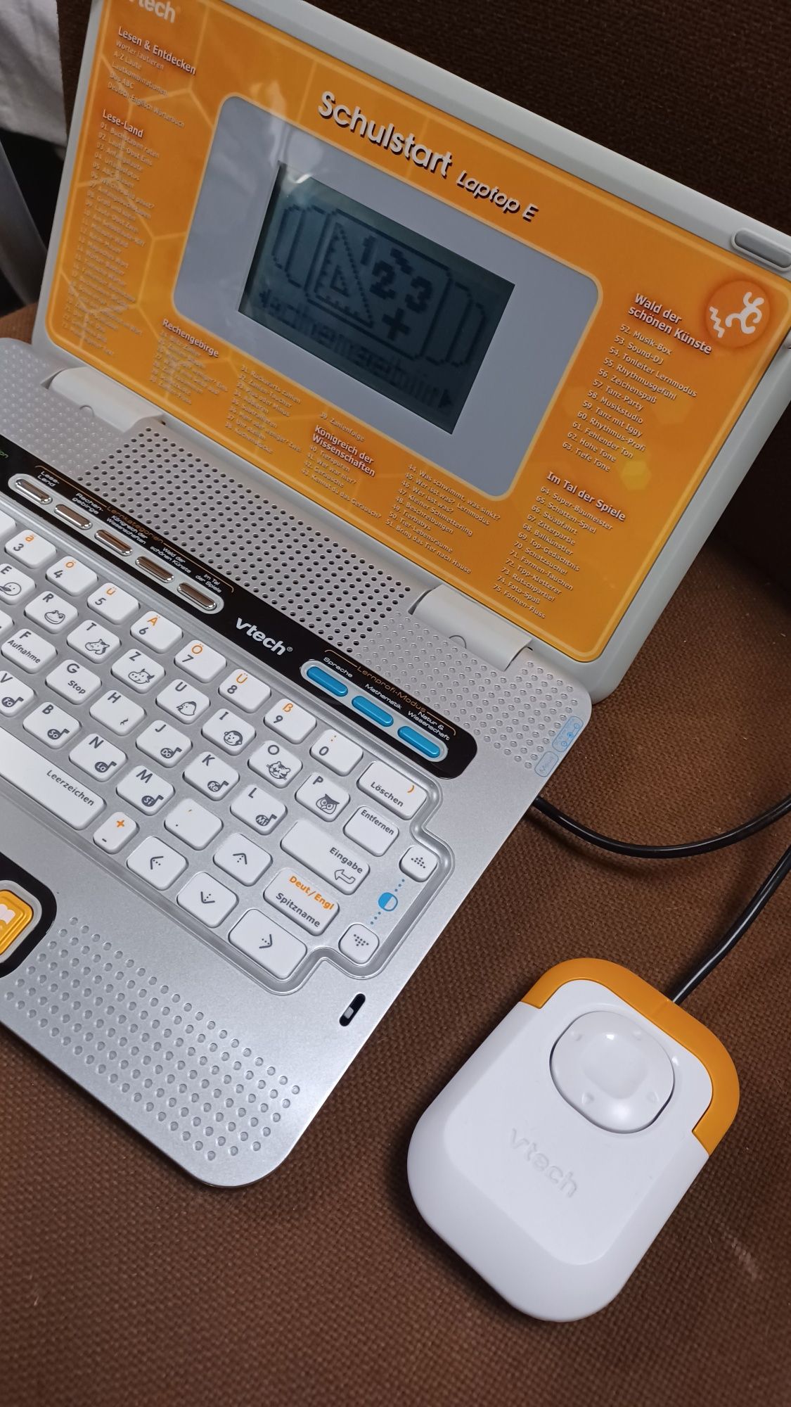 Vtech szkolny E komputer laptop dla dzieci angielski i niemiecki