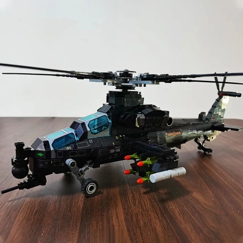 Helikopter z klocków 704 elementy