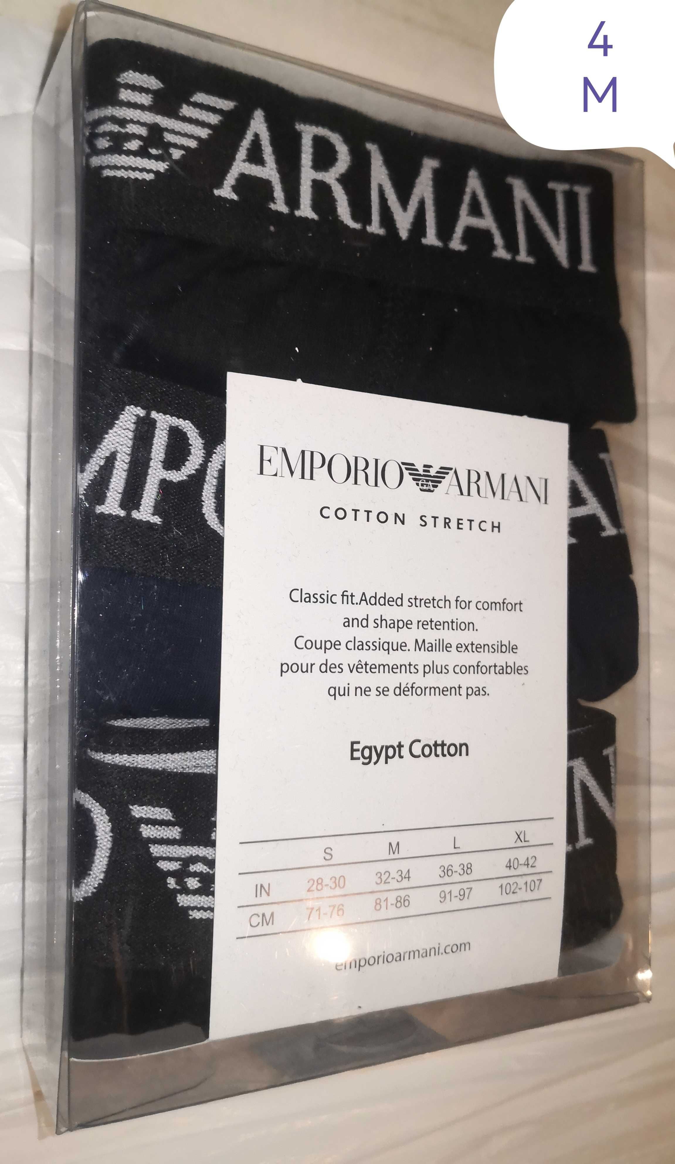 Bokserki męskie 3pak M L XL XXL Armani Hugo Boss