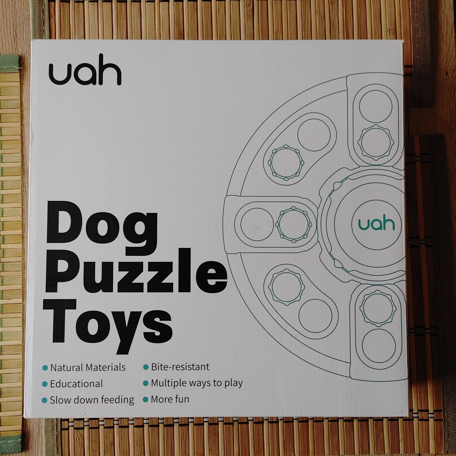 Puzzle dla psa miska spowalniająca interaktywna gryzak dog puzzle