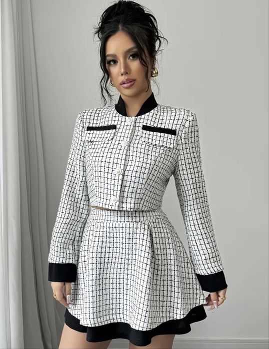 Шикарний жіночій костюм, комплект, костюм юбка жакет, спідниця піджак