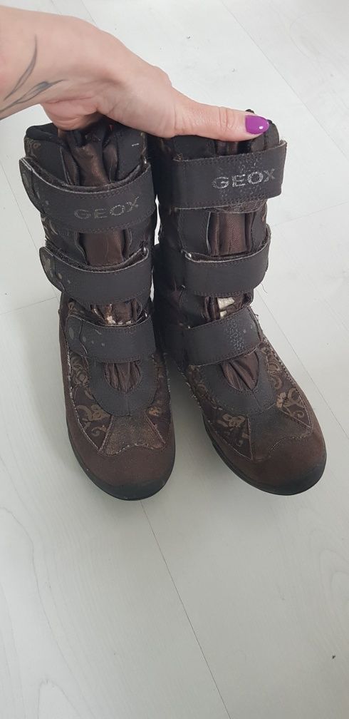 Kozaki Geox roz. 33 brązowe
