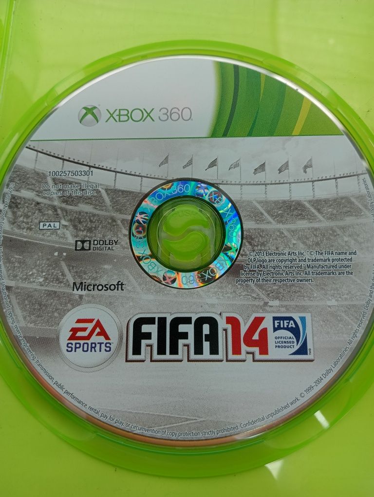 Диск для X-Box 360 FIFA 14.