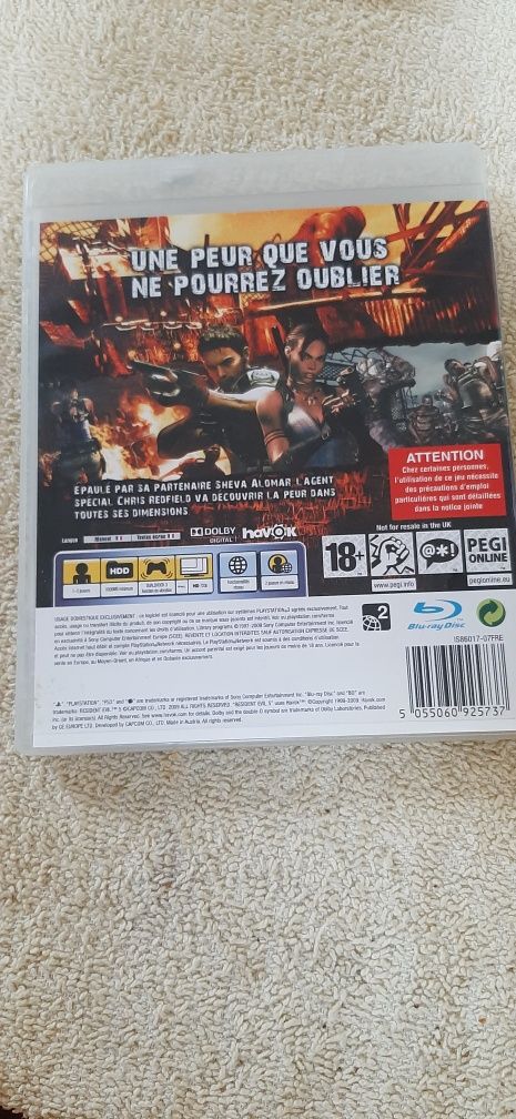 Ps3 gra Resident Evil.