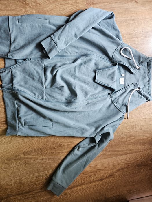 Bluza rozpinana 3 w1 ciążowa, z wstawką na nosidełko niemowlęceBonprix