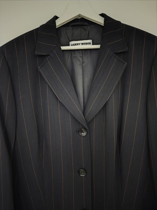 Żakiet marynarka Gerry Weber rozmiar XL granatowy w paski