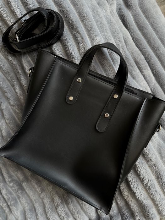Велика чорна сумка Leman