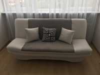 Wersalka sofa szarobiala