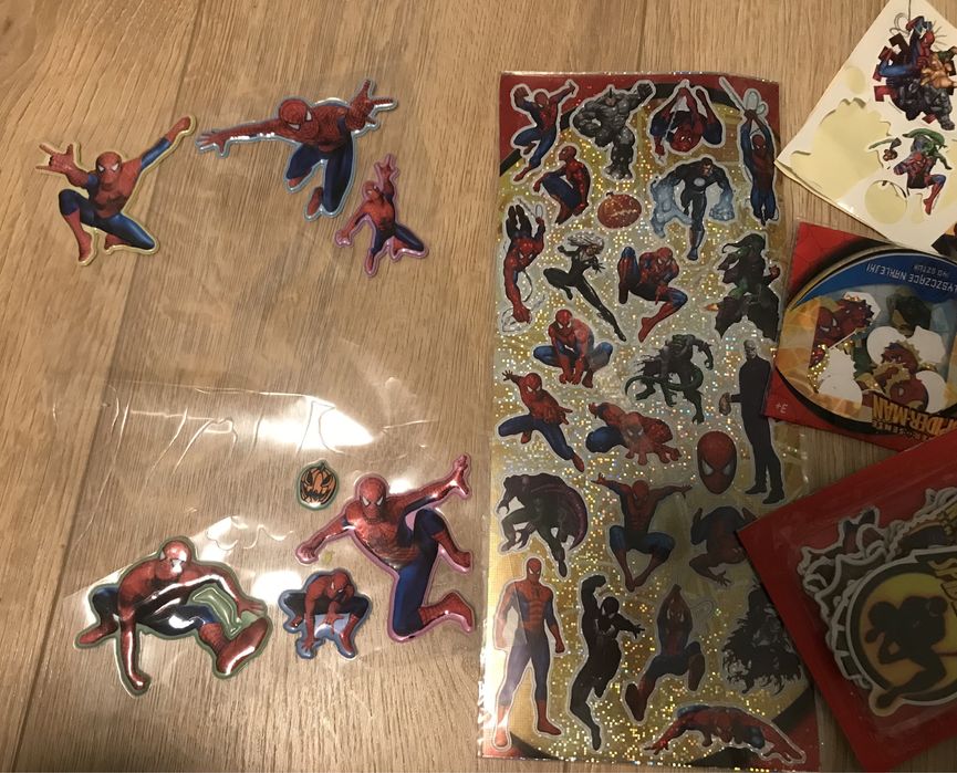 Zestaw nakleje ze Spider-Man