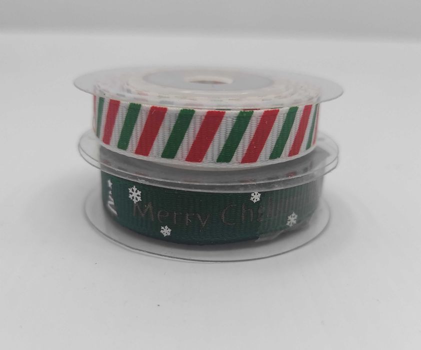 Zestaw dwóch tasiemek z motywem świątecznym 3