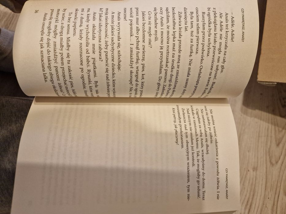 Książka kryminał "Czy pamiðtasz Anais?" autorstwa Michael Bussi