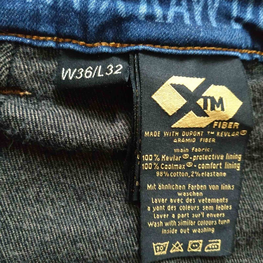 John Doe iron head mechanix raw denim мото джинсы размер 36/32,
