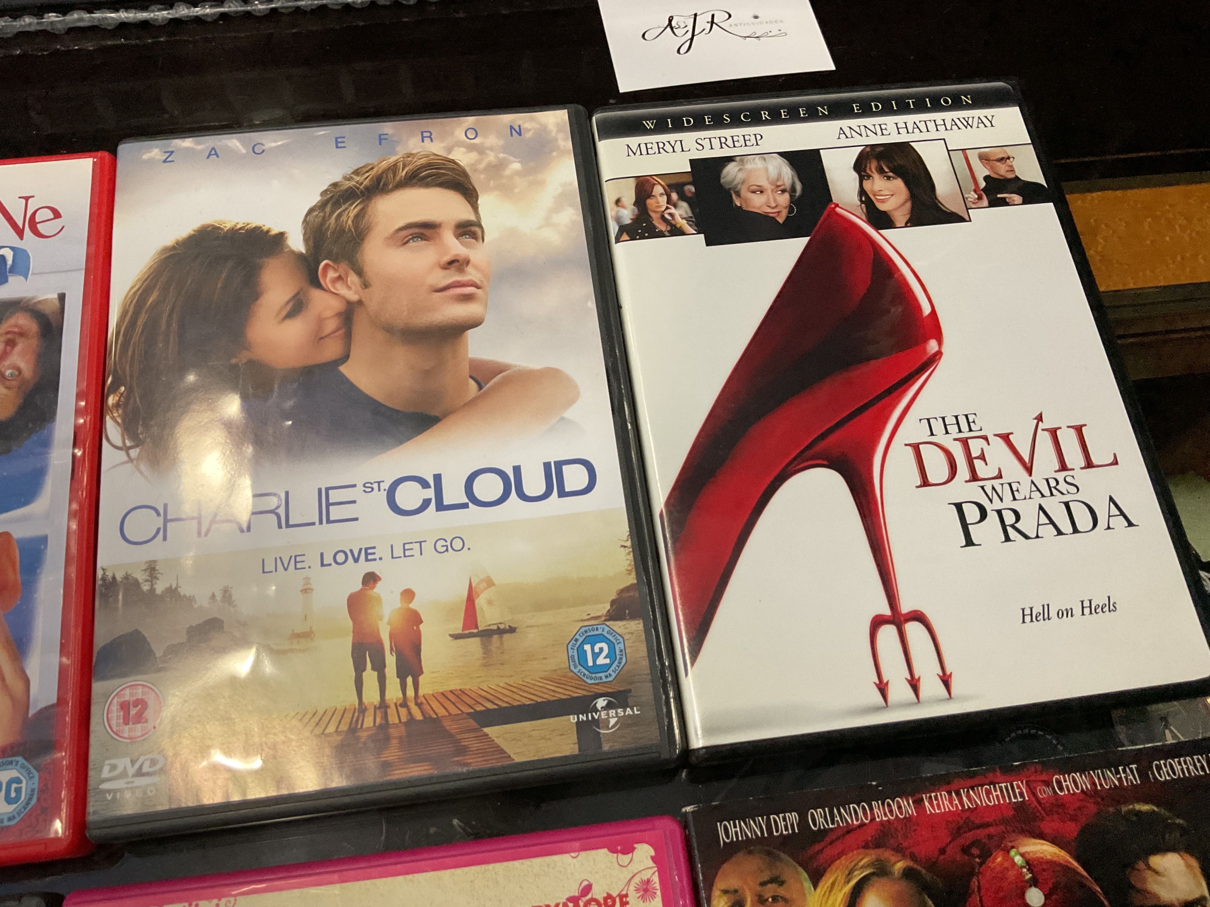 DVDs lote de 8 usados