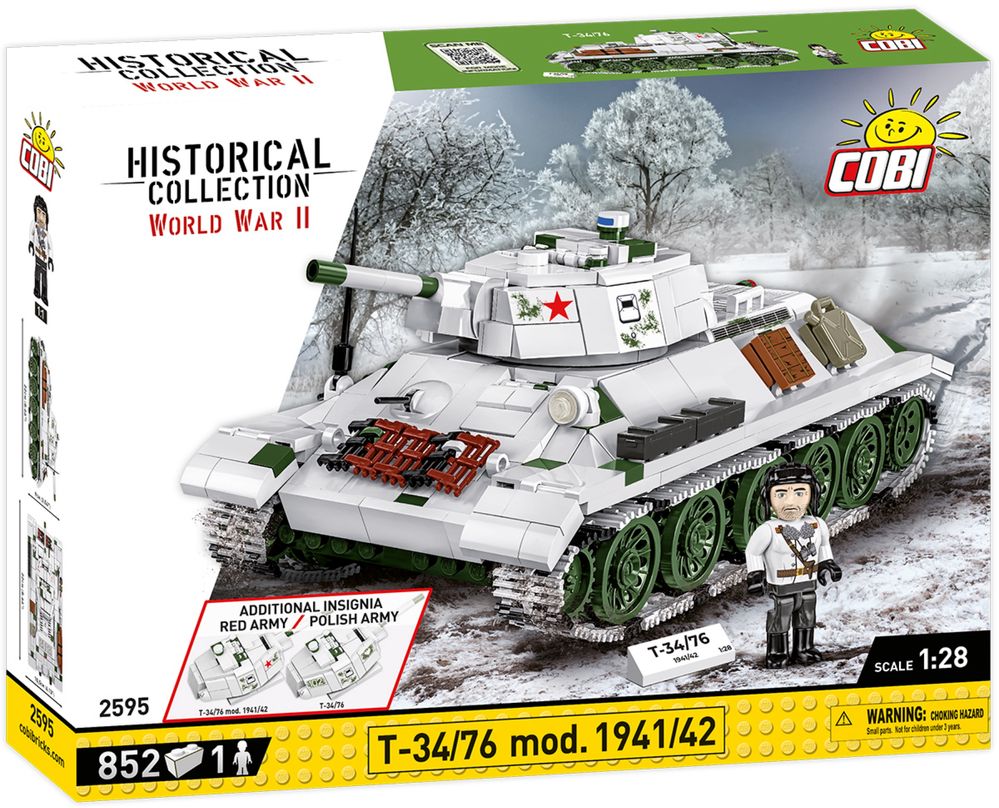 Klocki cobi 2595 czołg T34-76