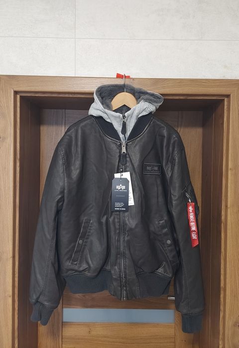 Kurtka bomberka skórzana Alpha Industries MA-1 D-Tec FL XXL