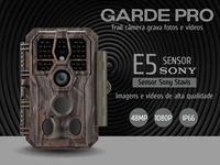 Câmera vigilância Garde Pro E5 grava fotos e vídeos 48MP