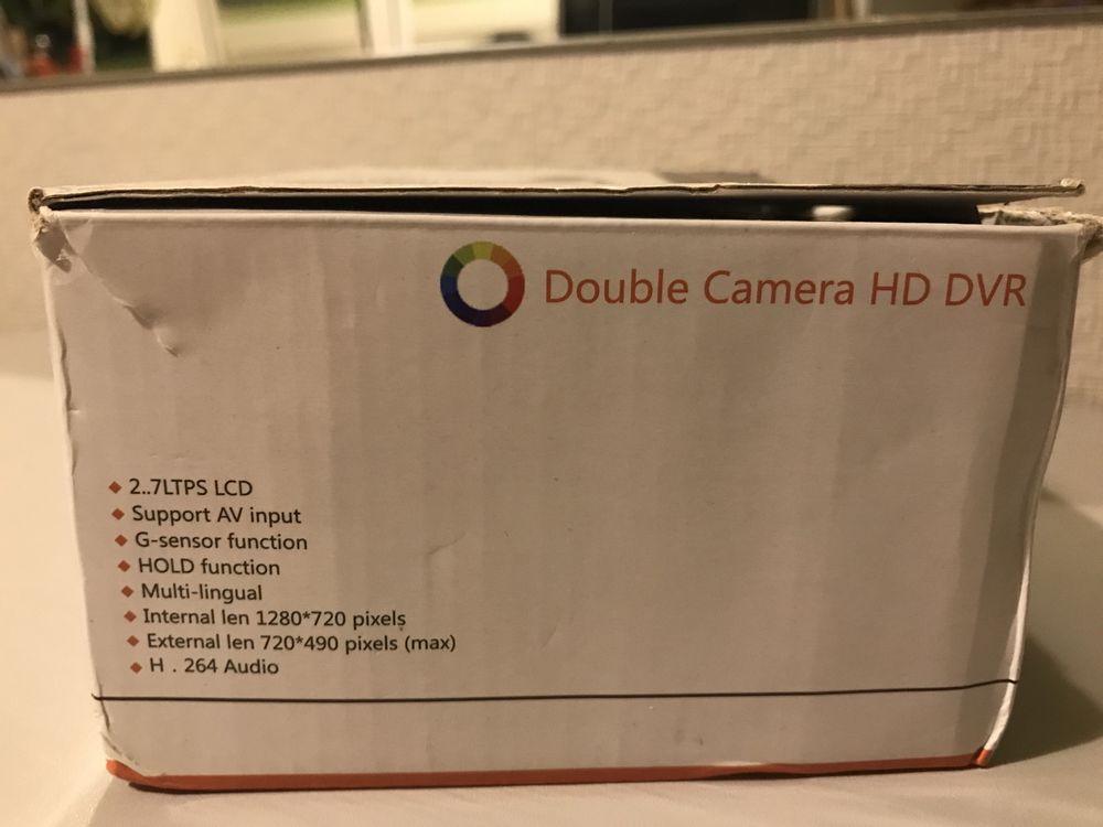 Відеореєстратор DVR K6000 Double Camera HD