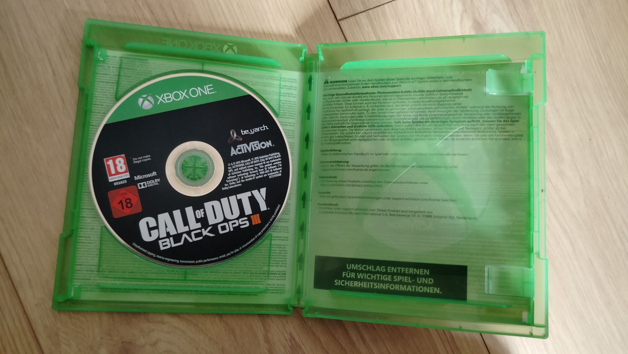 Call of Duty Black Ops 3 płyta Xbox one