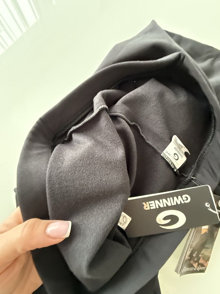 GWinner legginsy czarne ocieplane nowe L