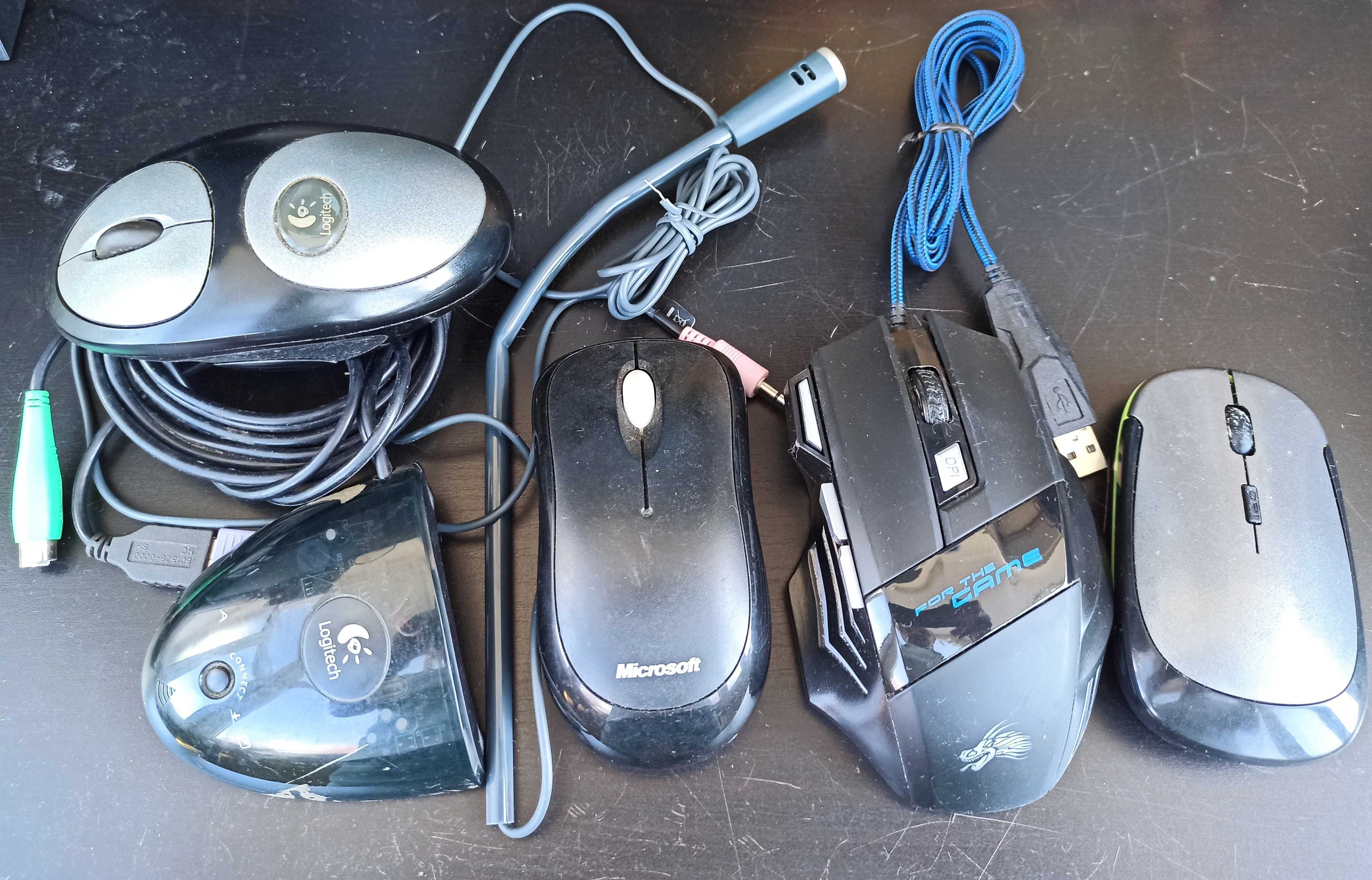 Pack mater. informático Ratos com e sem fios e microfone c/ jack 3.5mm