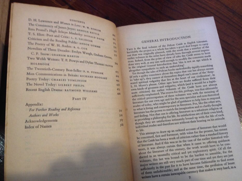 Boris Ford (ed.) - The Pelican guide to English Literature (7 vols.)