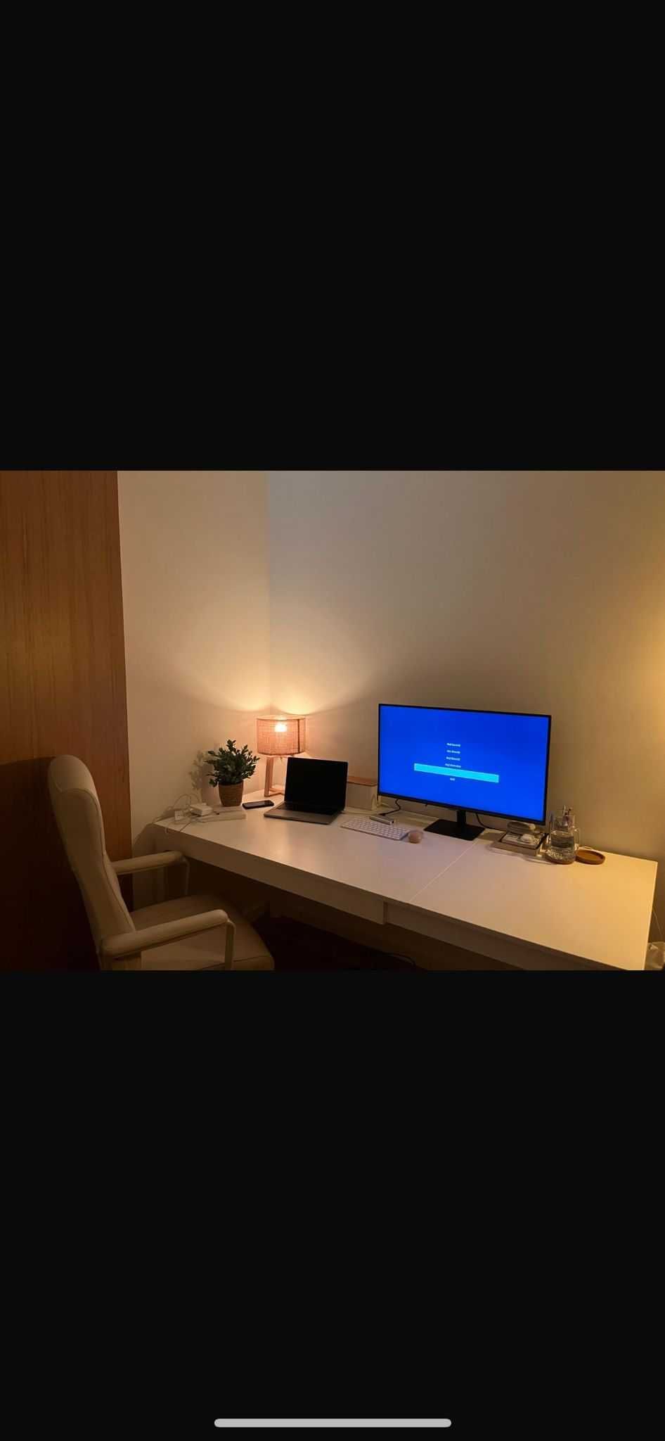 IKEA Ekedalen Table, 120/180x80 Branco