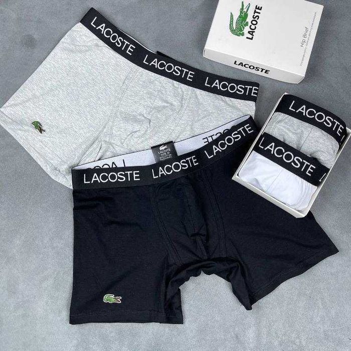 Lacoste чоловічі повномірні боксери. Мужские полномерные трусы