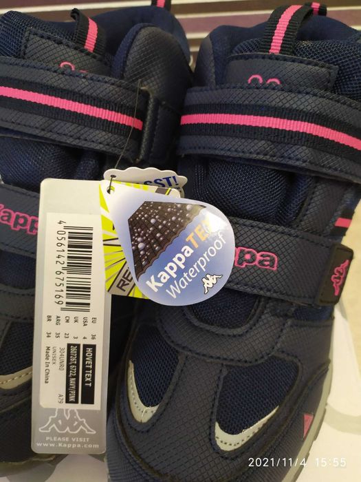 Водонекпроникні осінні  термоботинки Оригинал Карра р.36