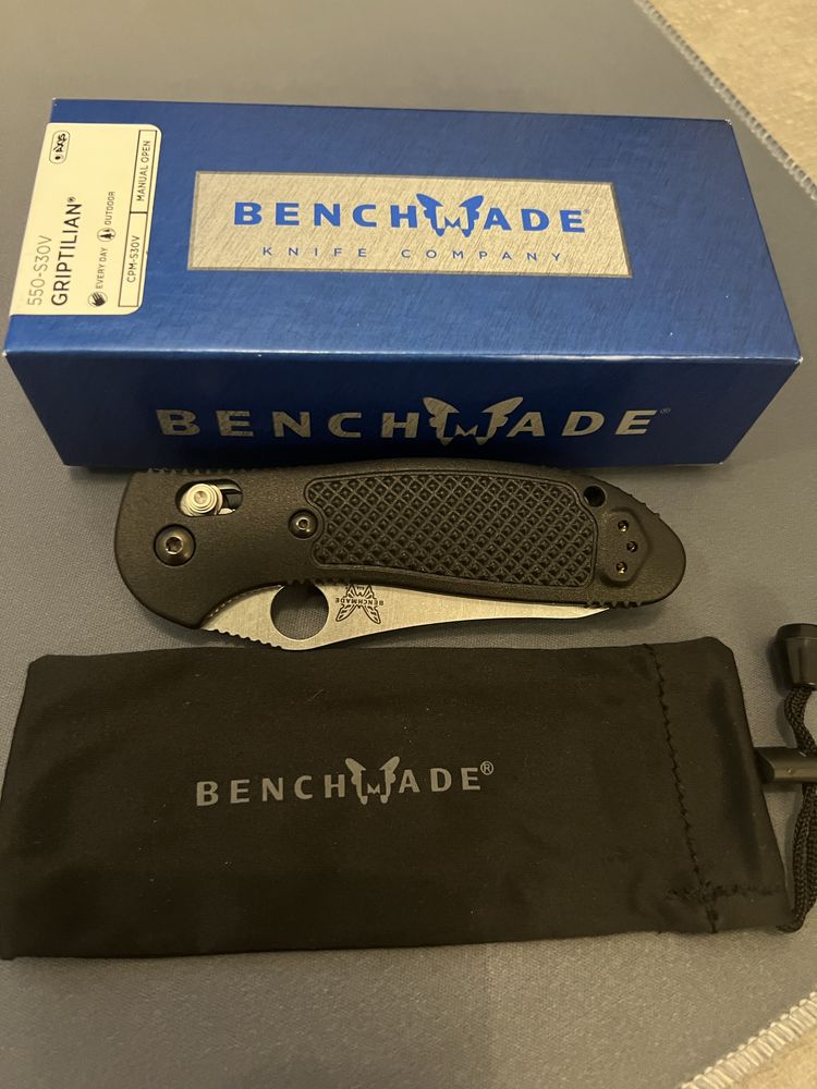 BENCHMADE 550 GRIPTILIAN, S30V ніж оригінал