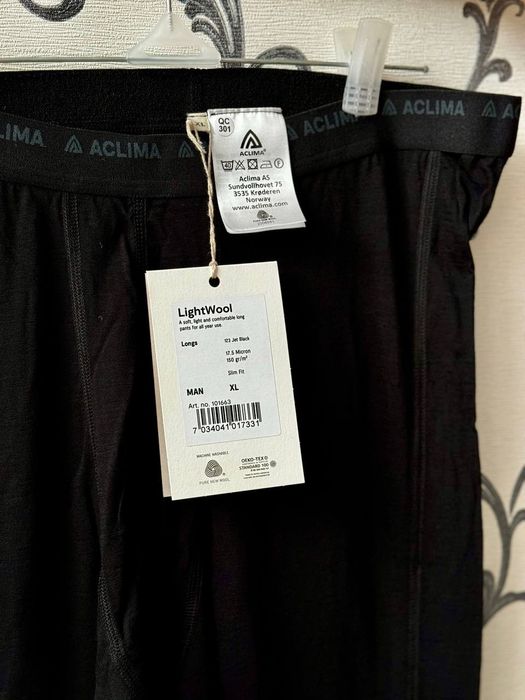Термоштани чоловічі Aclima LightWool. Всі розміри