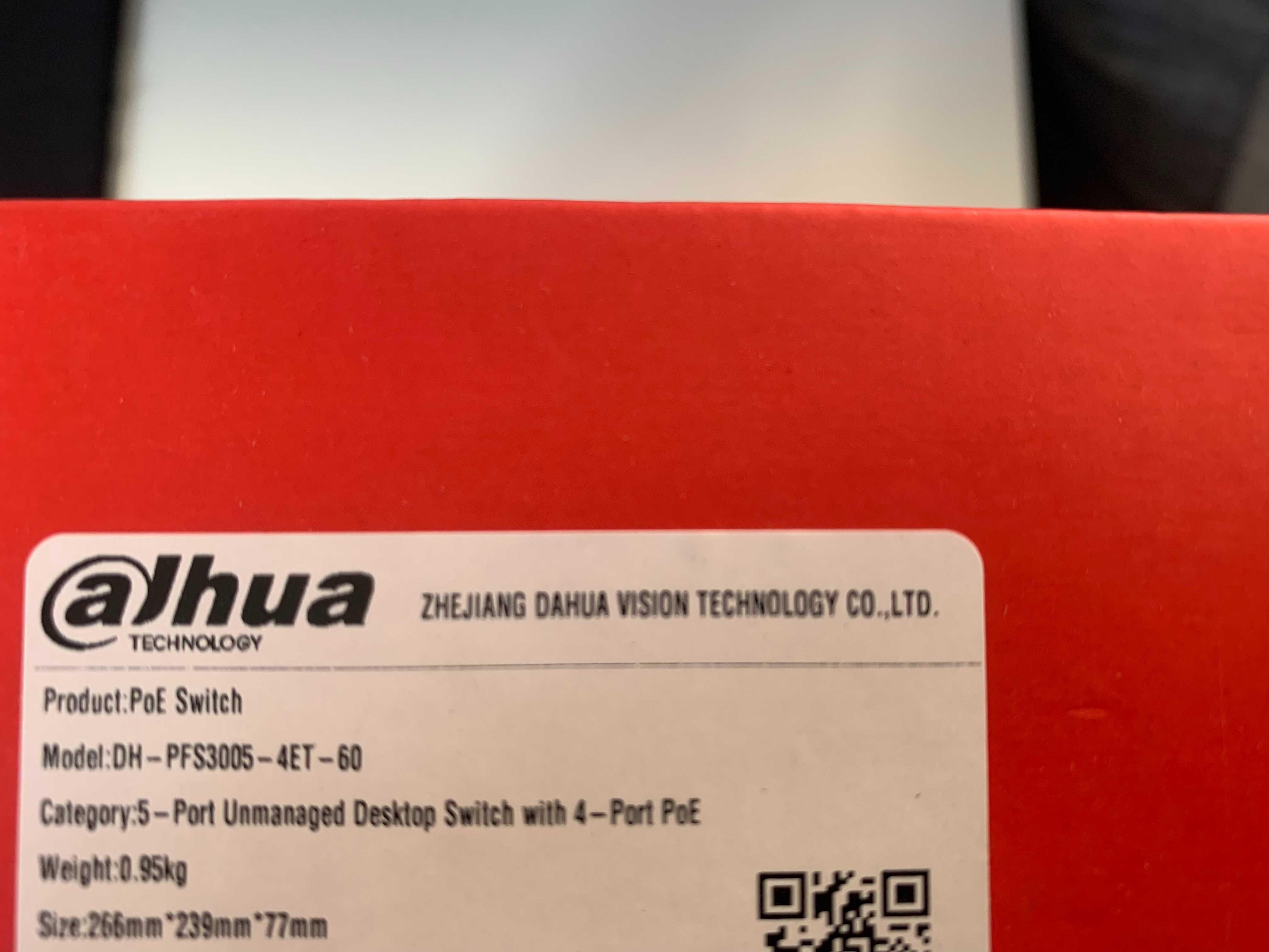 Switch de Rede Dahua Technology PoE PFS3005-4ET-60