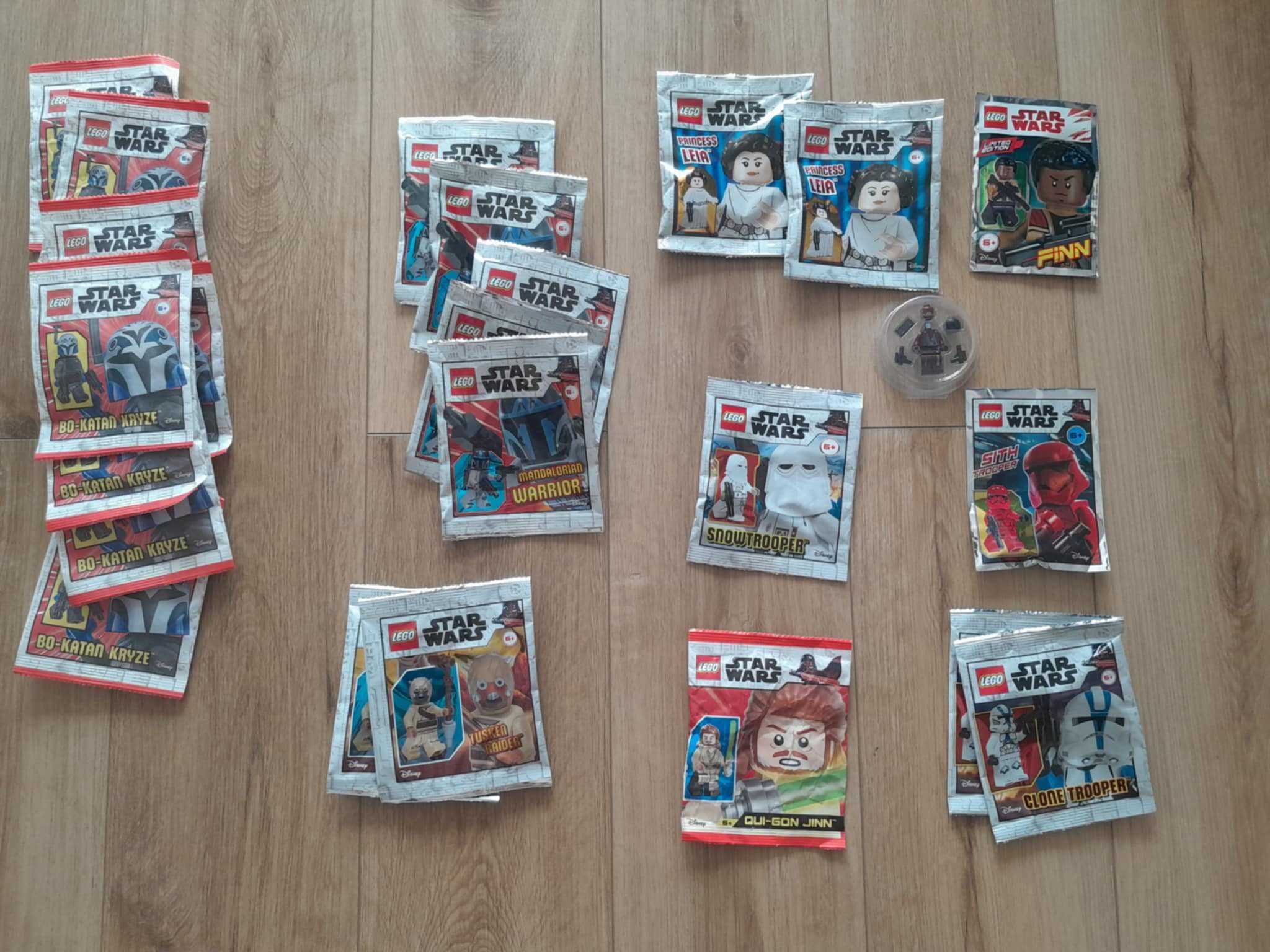 Lego Star Wars Mando Clone, Leia, Finn, Tusken, Palpatine, Luke