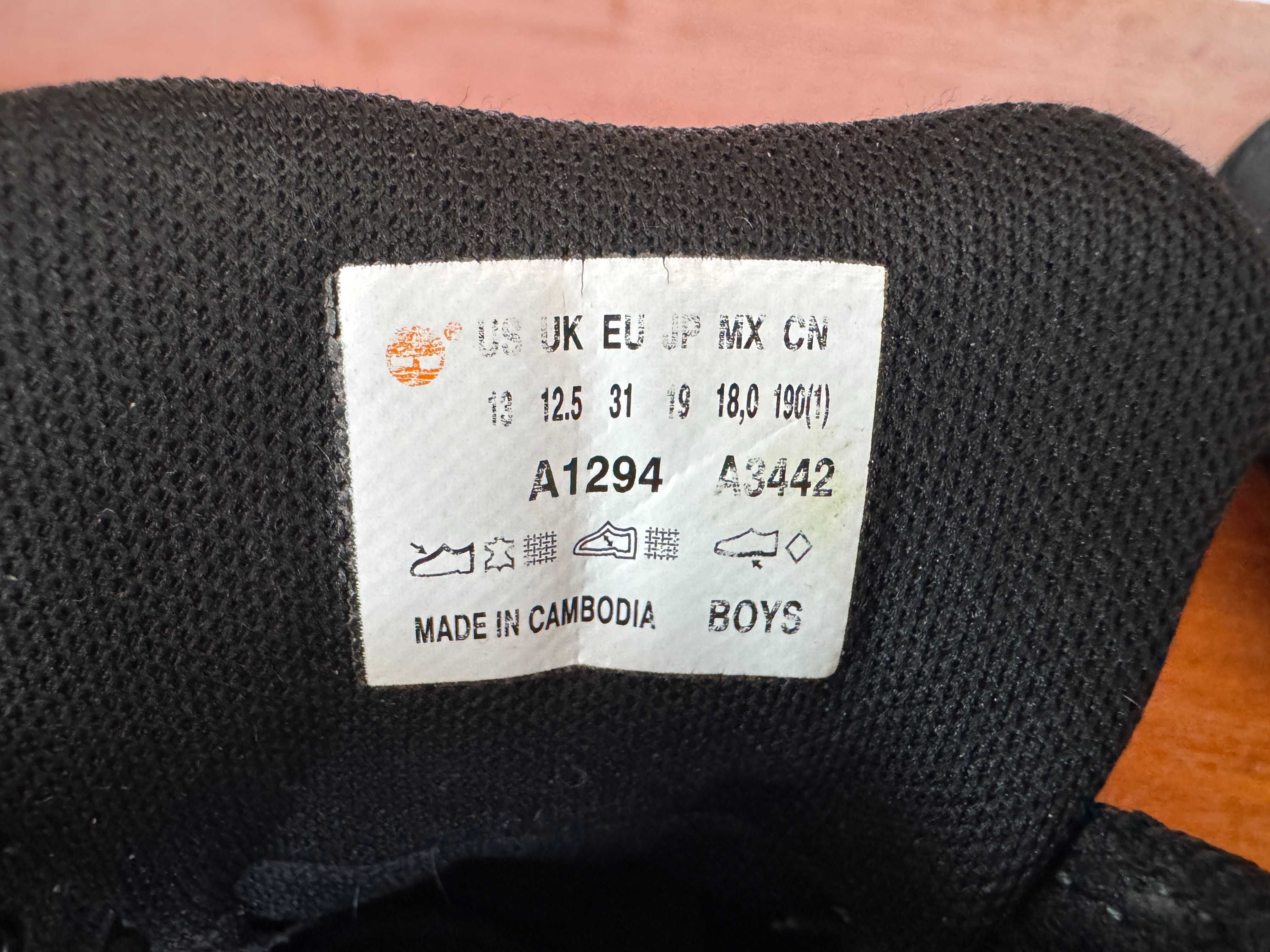 Дитячі черевики Timberland Euro Sprint TL1852 осінь-зима 19 см. EU-31