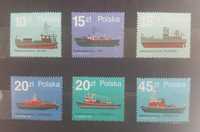 Marynistyka - statki pożarnicze - kompletna seria znaczków niestemplow