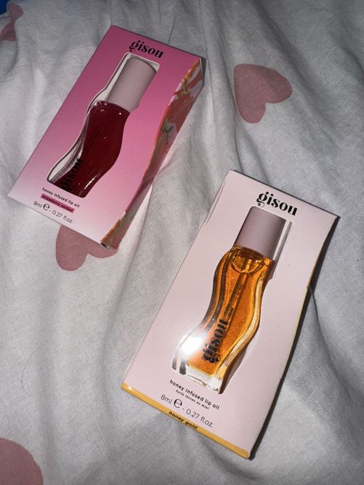 nowy błyszczyk olejek lip gloss gisou miód truskawka