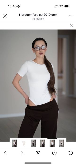 Боді з коротким рукавом procomfort