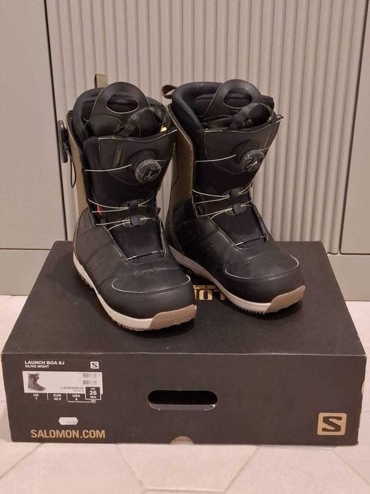 Buty snowboard Salomon Launch Boa SJ 26cm EU40.5 UK 7 praktycznie nowe