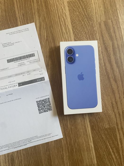 Iphone 16 128GB Novo Selado