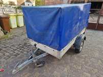 Przyczepka lekka STEMA 750 KG stelaż plandeka