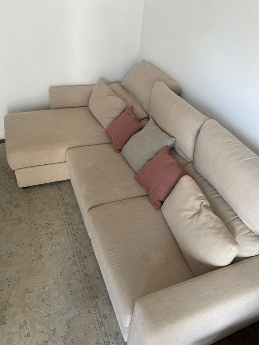Sofá 3 lugares Eskilstuna c/ chaise long