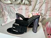Oryginalne klapki Casadei rozmiar 36 23.5cm skóra obcas słupek 10cm