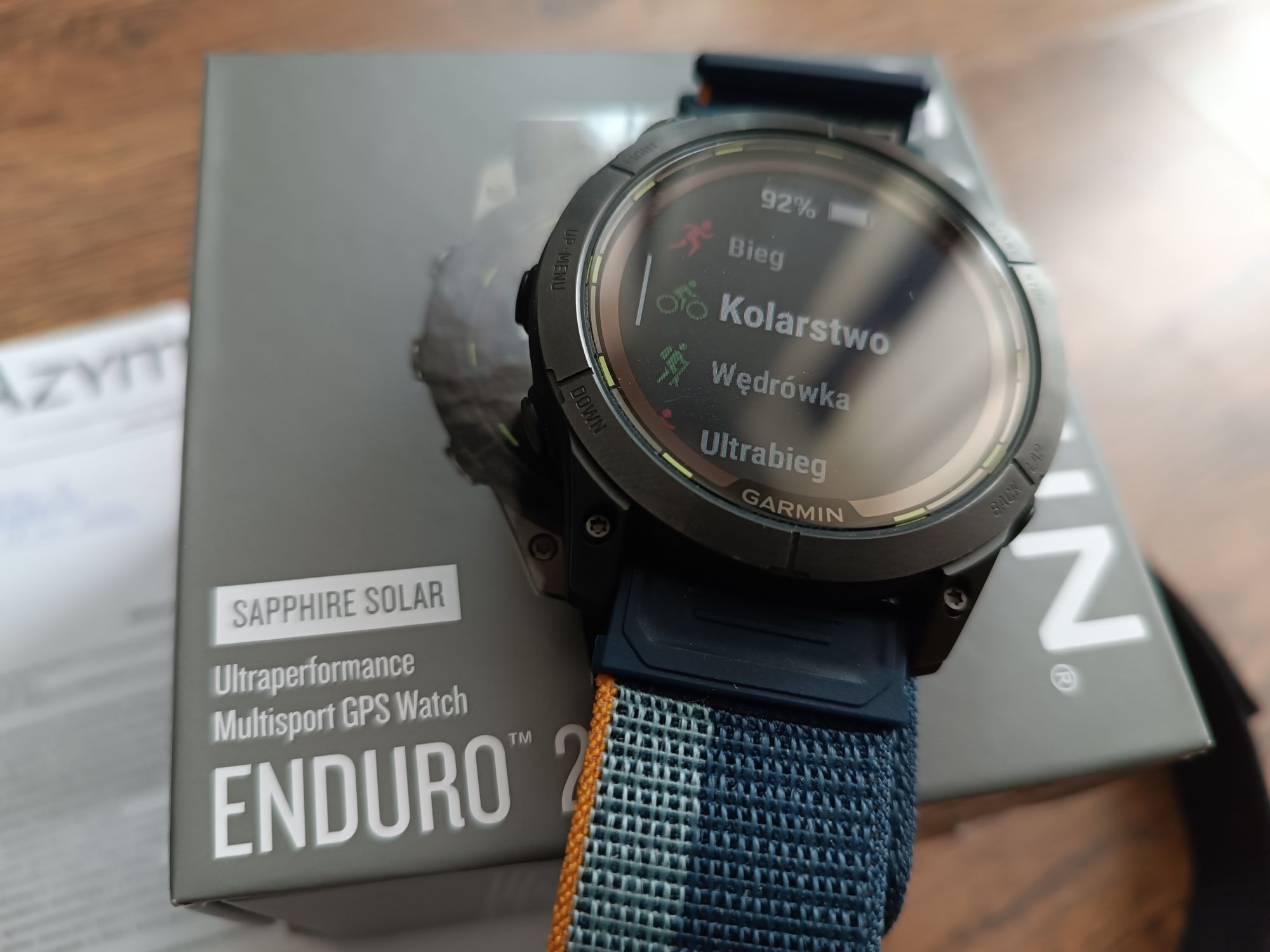 Garmin Enduro 2 jak Fenix 7