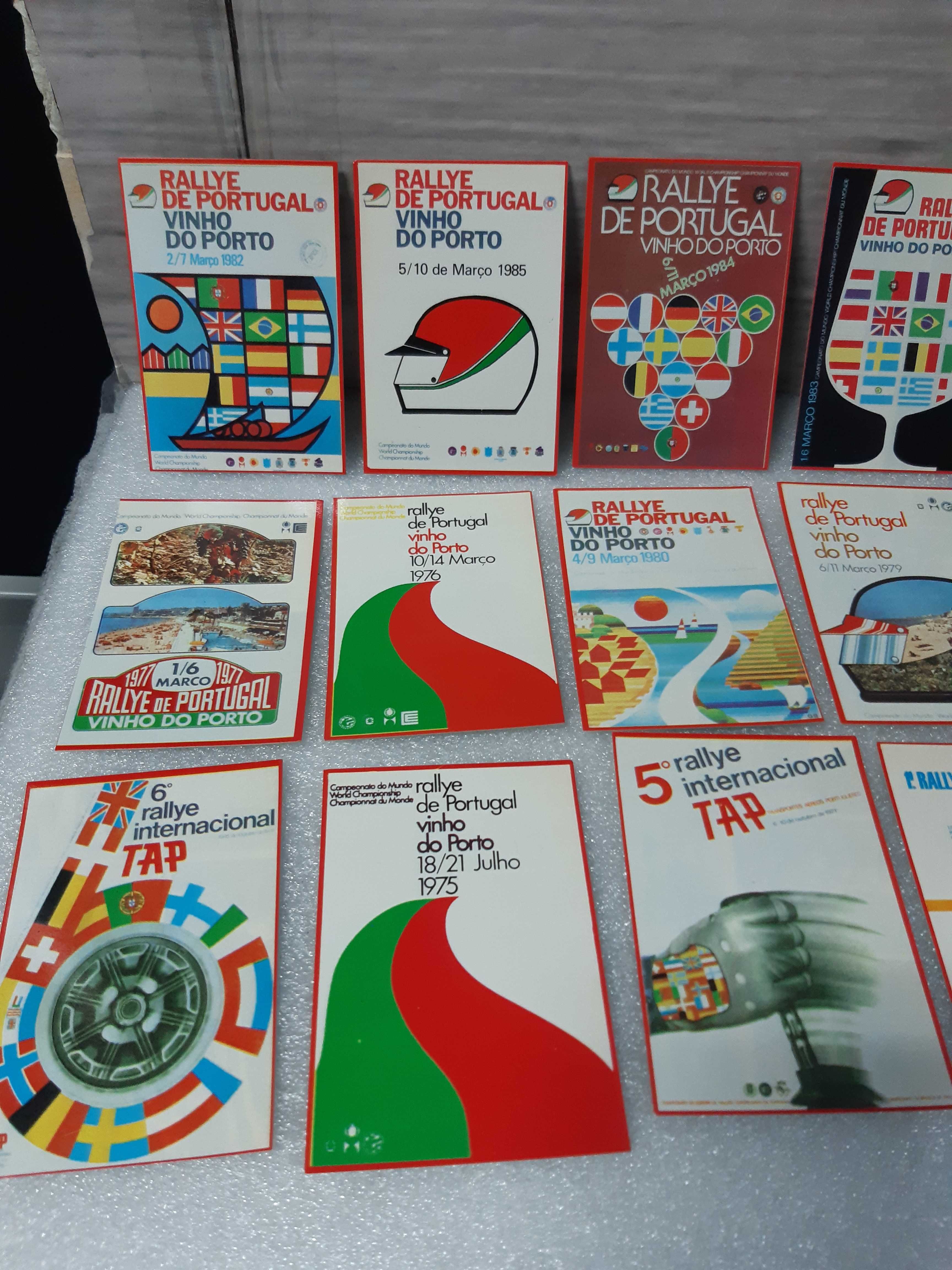 Conjunto 20 calendarios 1986-  Rallye Internacional Tap