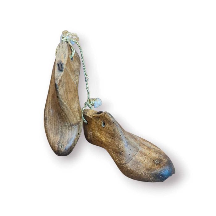 Formas Antigas Sapateiro Madeira – 19 × 7 × 7,5 cm (tratadas)