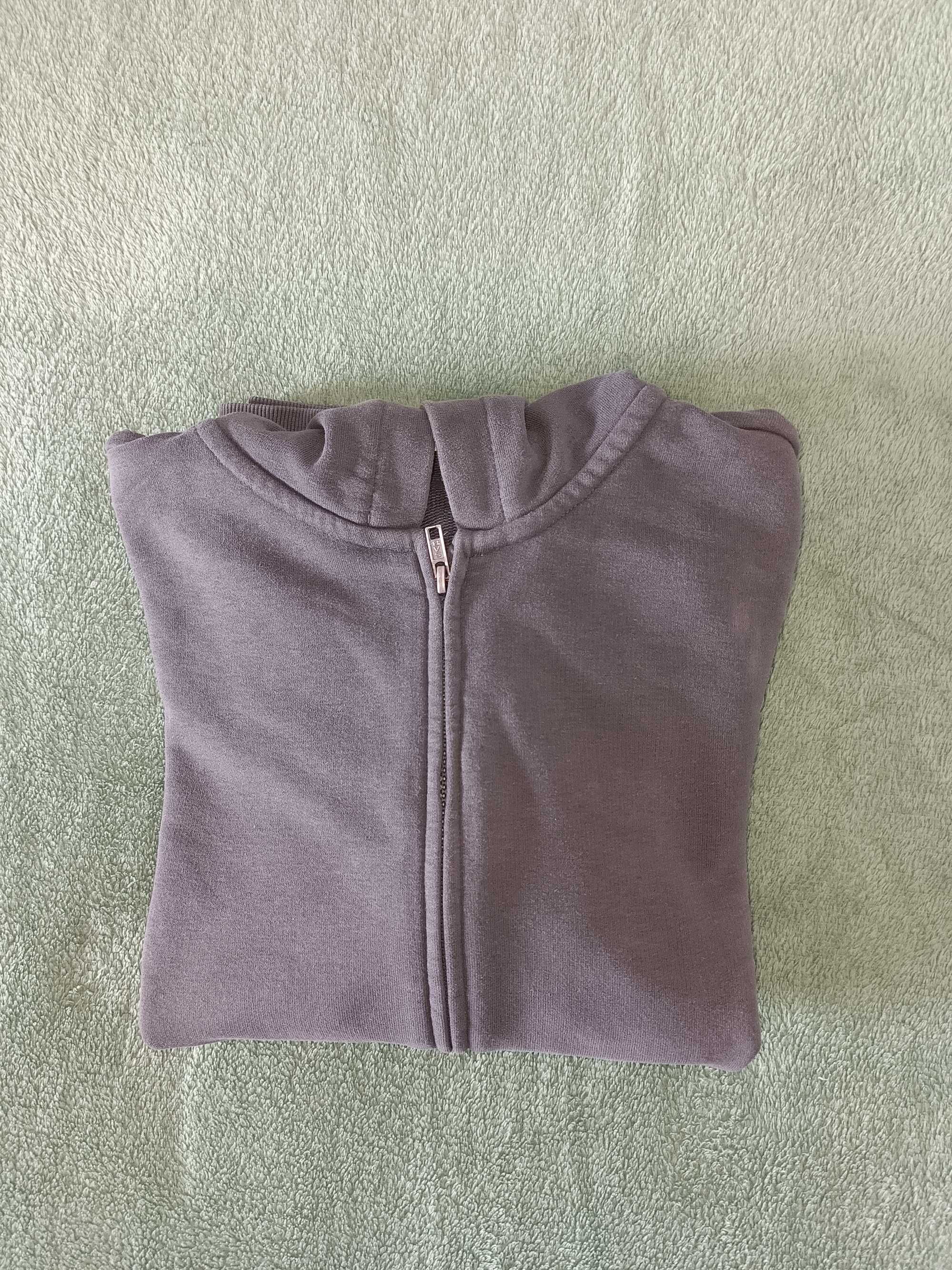Sweat com capuz e fecho frontal C&A de rapaz, tamanho 158cm - 13 anos