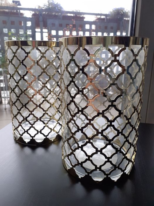 Komplet 2 lampionów w marokańskiej stylistyce