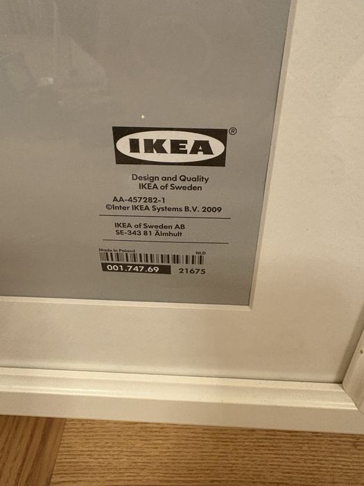 Ikea ramki do zdjec biale Virserum