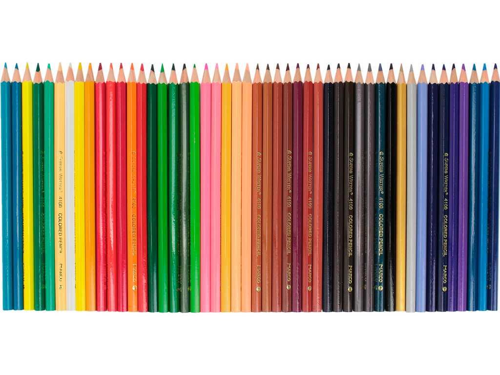 Карандаши цветные Marco Superb Writer 24/36/48/100 цветов