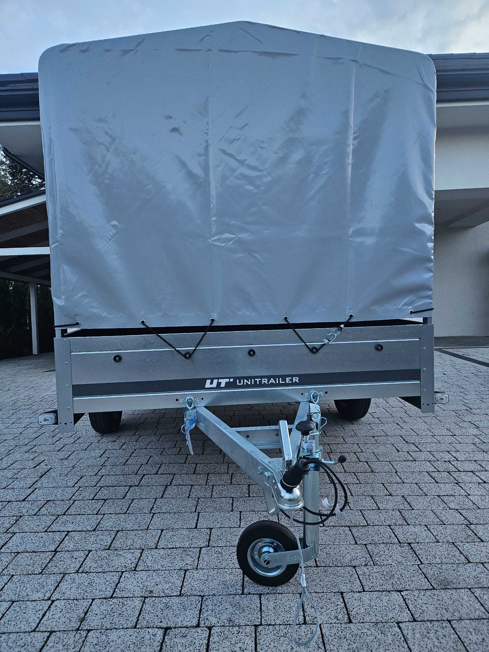 Wypożyczę przyczepkę samochodową lekką 750kg 150x265 plandeka łamana