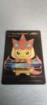 Czarna karta pokemon Pikachu Mega Charizard Y